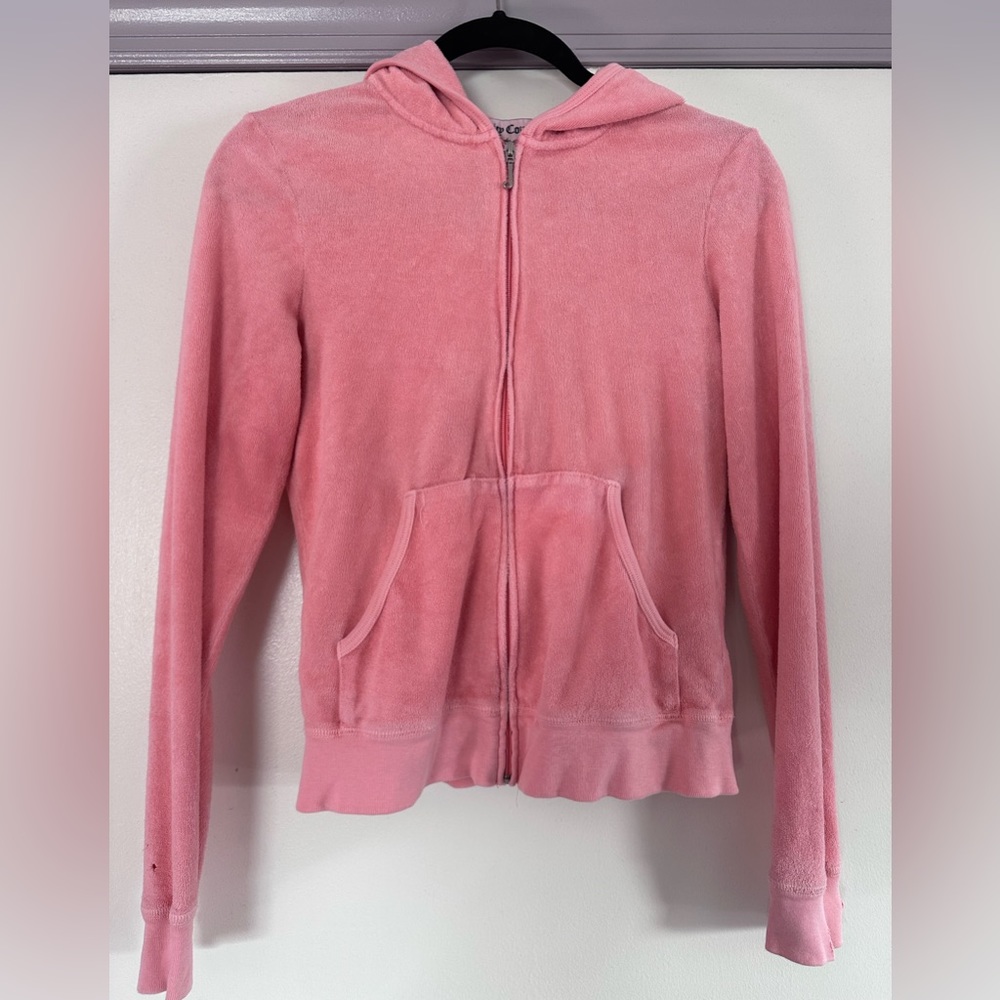VINTAGE JUICY FULL ZIP, PINK, SIZE: M